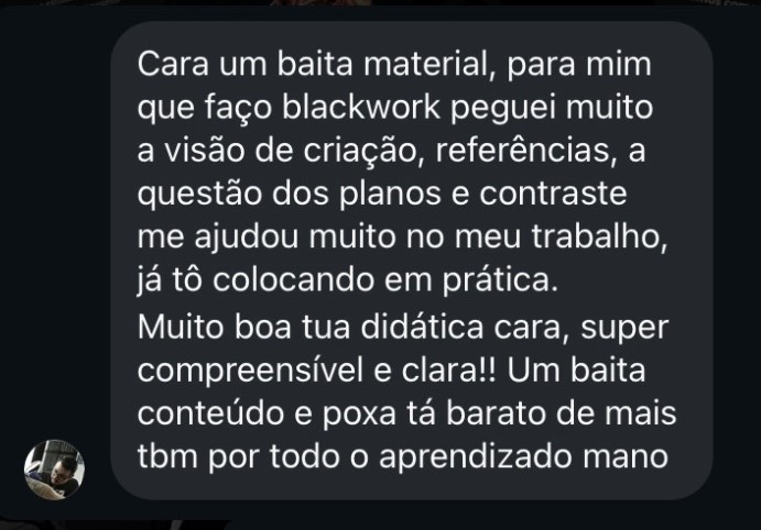 Depoimento de aluno 3